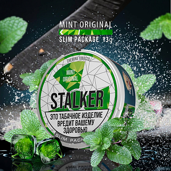 Жевательный табак STALKER "Original / Мята" 6гр