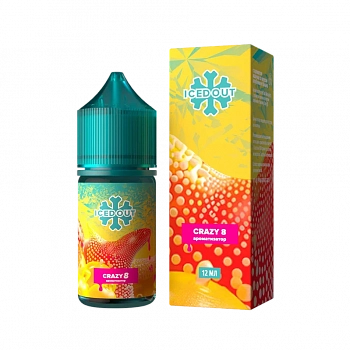 Ароматизатор Glitch Sauce ICED OUT "Crazy 8 / Жвачка клубника банан" 12мл (на 30мл)